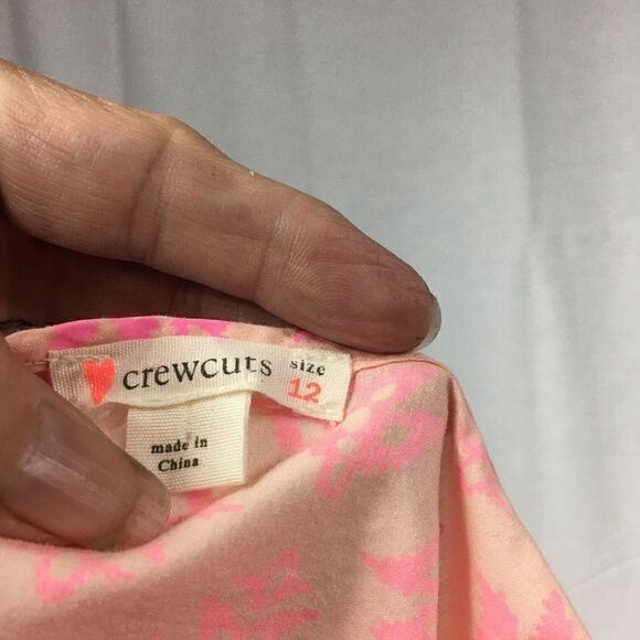 Crewcuts size 12 pink orange long sleeved tunic - Picture 4 of 8